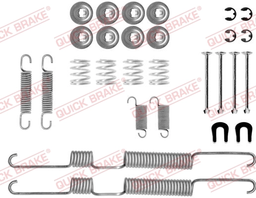 Accessory Kit, brake shoes